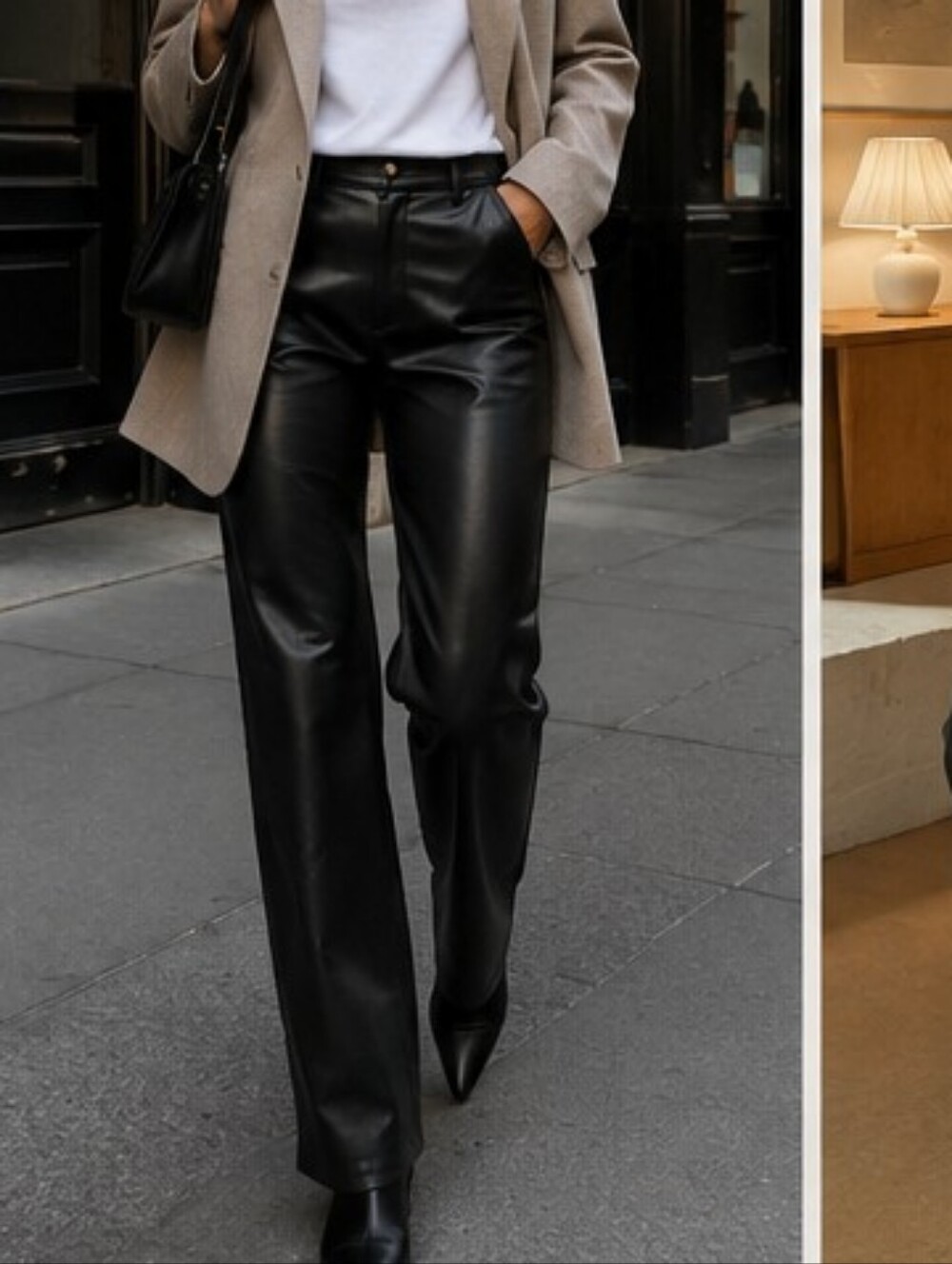 BAILEY 44 Anthropologie High Waist Faux Leather Pants